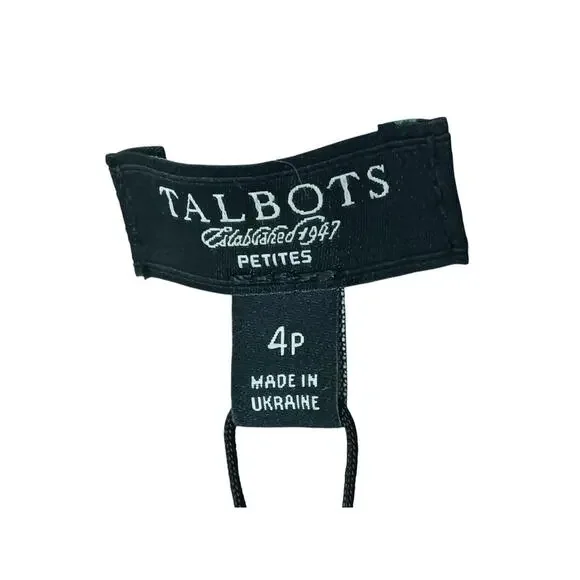 New Talbots Sleeveless Top Brown Lined Blouse Wool Blend Career Classic 4P - Picture 10 of 10